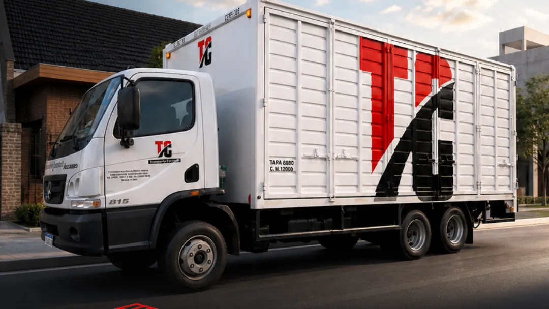 Mercedes-Benz Accelo 815 balancín todo puerta de Transporte Carchedi